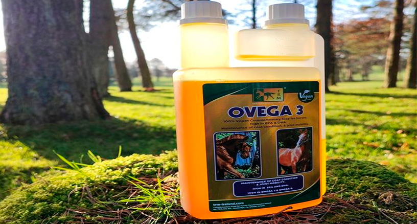 Aceite vegano Ovega para caballos